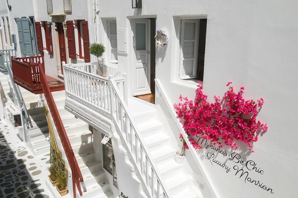Mykonos Be Chic Luxury Mansion Mykonos Town Exterior foto